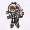 Pin Pierced Voodoo Doll Embroidery Design
