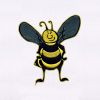 Funny and Inspired Honey Bee Embroidery Design
