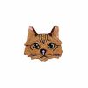 Brown Cat Face Patch