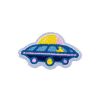 Flying Colorful UFO Patch