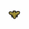 Golden Embroidered Bee Patch