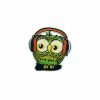 Green Owl Embroidery Patch