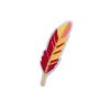 Red and Yellow Feather Patch
