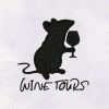Black Rat With Wine Embroidery Design
