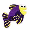 Purple and Yellow Fish Patch