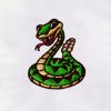 Cheerful Rattlesnake Machine Embroidery Design