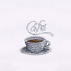 Hot Piping Cup of Espresso Coffee Embroidery Design