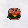 Delicious Hamburger Machine Embroidery Design