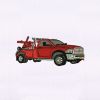 Industrial Red Pickup Truck Embroidery Design