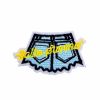 Jeans Shorts Embroidery Patch