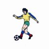 Soccer Player Embroidered Patch