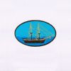 Luxury Ship Sailing Scenery Embroidery Design