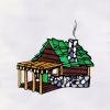 Beautiful Wooden House Embroidery Design