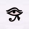 Mysterious Eye of the Anubis Embroidery Design