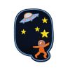 Astronaut Ufo Outer Space Patch