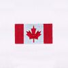 Patriotic Red and White Canada Flag Embroidery Design