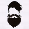 Quirky Bearded Hipster Man Embroidery Design