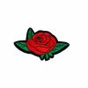 Beautiful Red Rose Embroidery Patch
