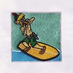 Surfing Embroidery Designs