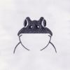 Frog Outline Style Embroidery Design