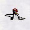 Diver Penguin Machine Embroidery Design