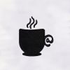 Hot Cup Machine Embroidery Design
