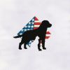 Patriotic Dog And Cat Embroidery Design | Animal PES Embroidery File | Dog Machine Embroidery File
