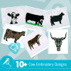 Cow Embroidery Bundle