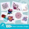 Flower Embroidery Bundle