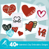 Valentine’s Day Embroidery Bundle