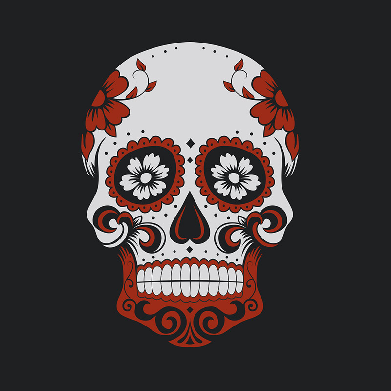 Free Artistic Creative Skull Vector Design – DigitEMB