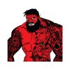 Free Brave Red Bearded Hulk Vector Design