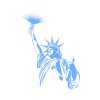Free Famous Exquisite Statue of Liberty Vector Design