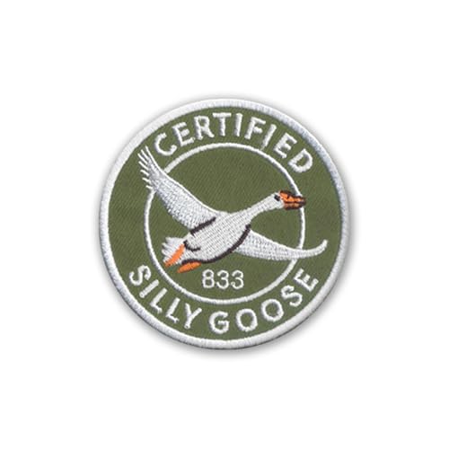 DigitEMB Silly Goose Iron On Patch - Funny Morale Novelty Gag Applique
