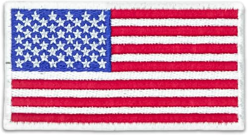 DigitEMB American Flag Patch, Large USA Hook and Loop Tactical Patch